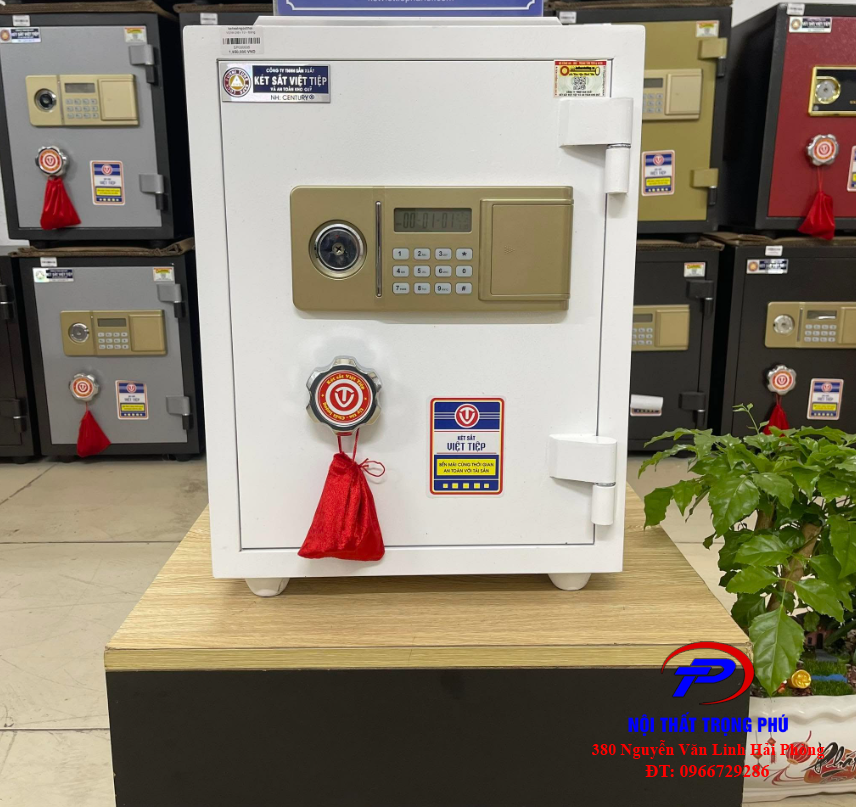 Két Việt Tiệp Khóa Điện Tử K54ĐT Màu Trắng 